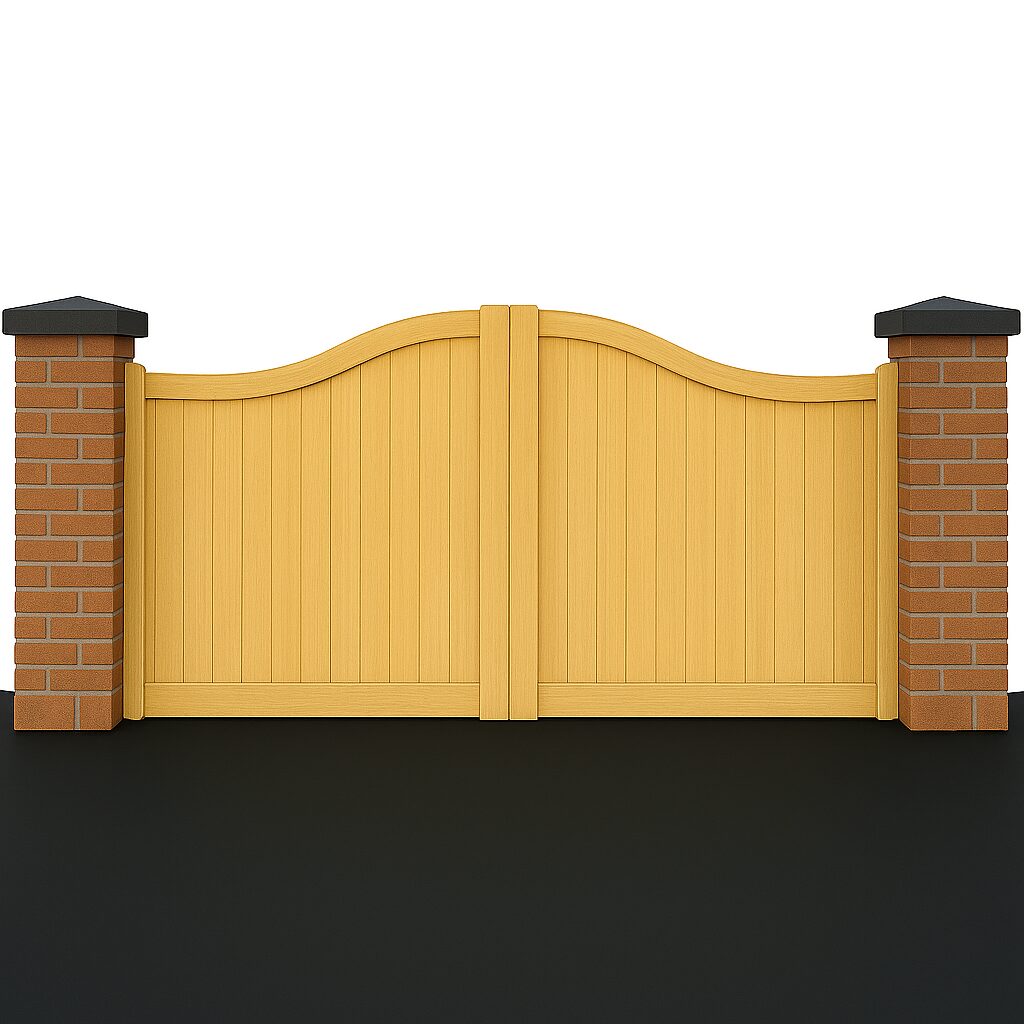 Oxford Swan Top Driveway Gates