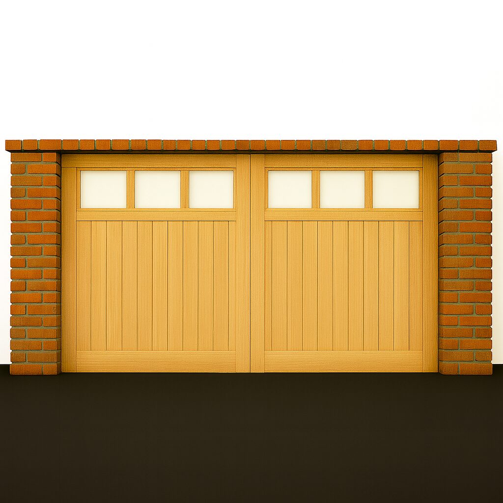 Mayfair RowLite Wooden Garage Door